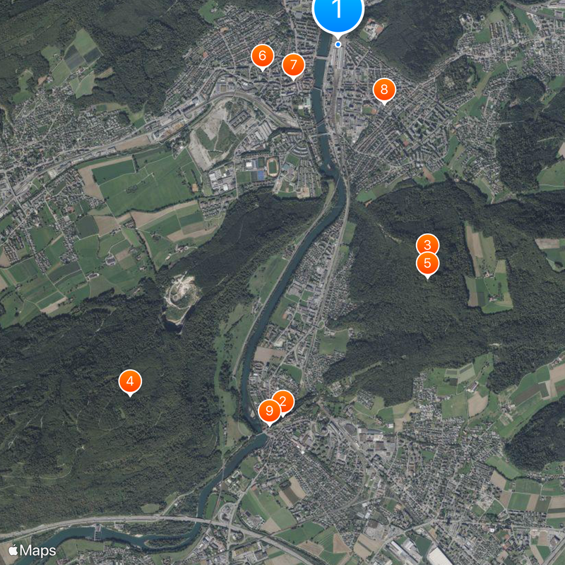 Olten Mapa