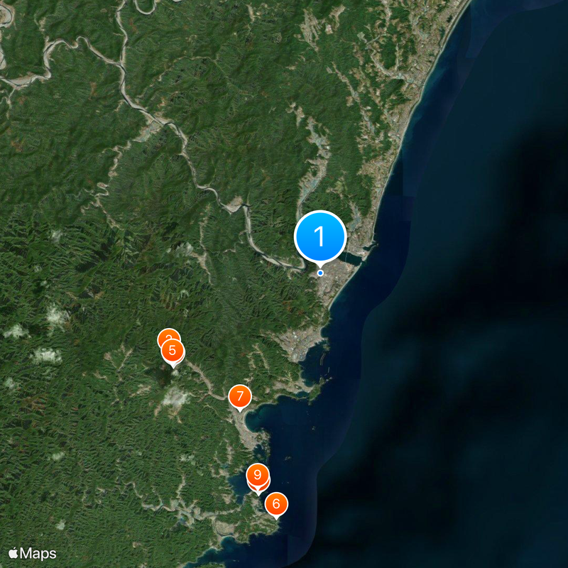 Japan National Route 168 Mappa
