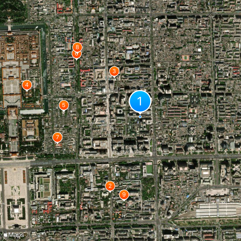 Peking Union Medical College Hospital Mapa
