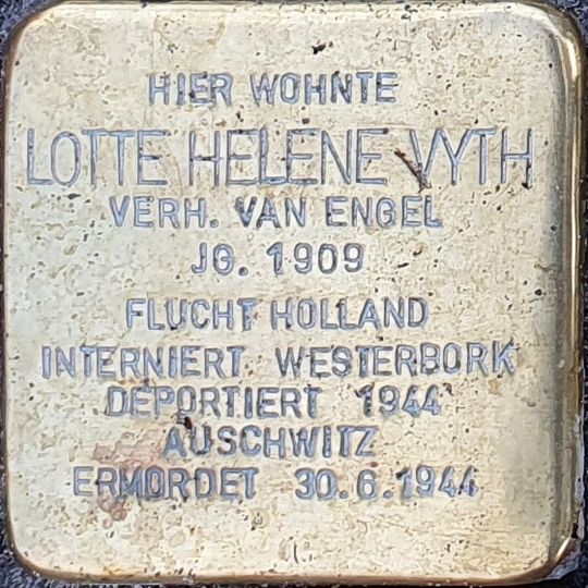 Stolperstein für Lotte Helene Vyth