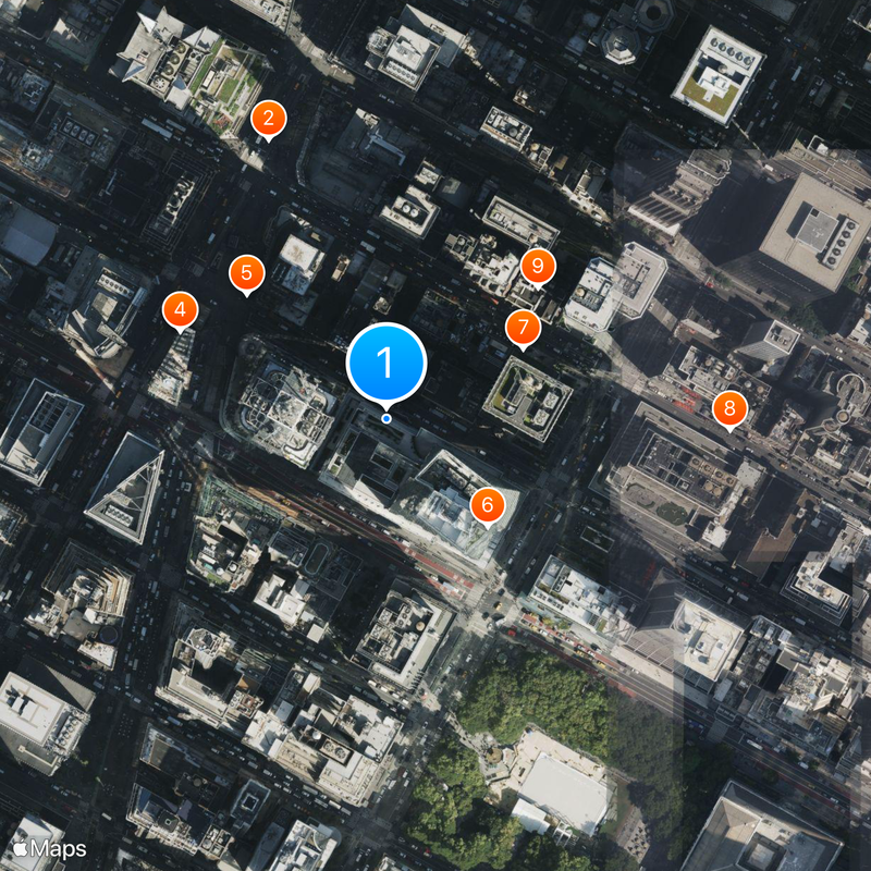 Stephen Sondheim Theatre Mappa