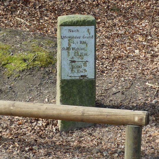 Wegweiser Basteistraße-Fremdenweg