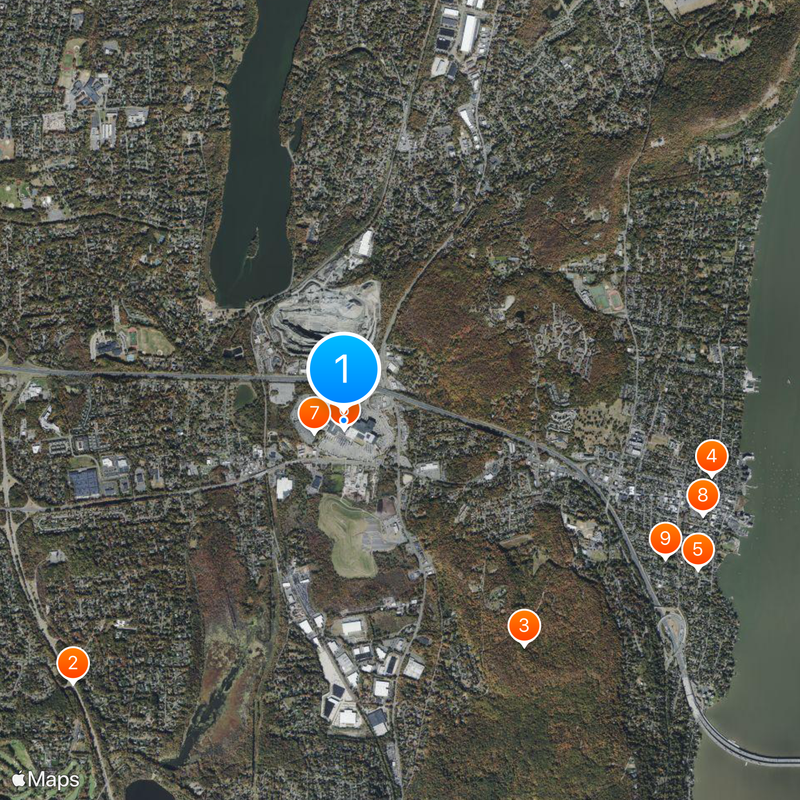Palisades Center Map