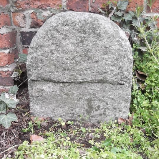 Milestone, Rectory Road, 20m from A620 jct