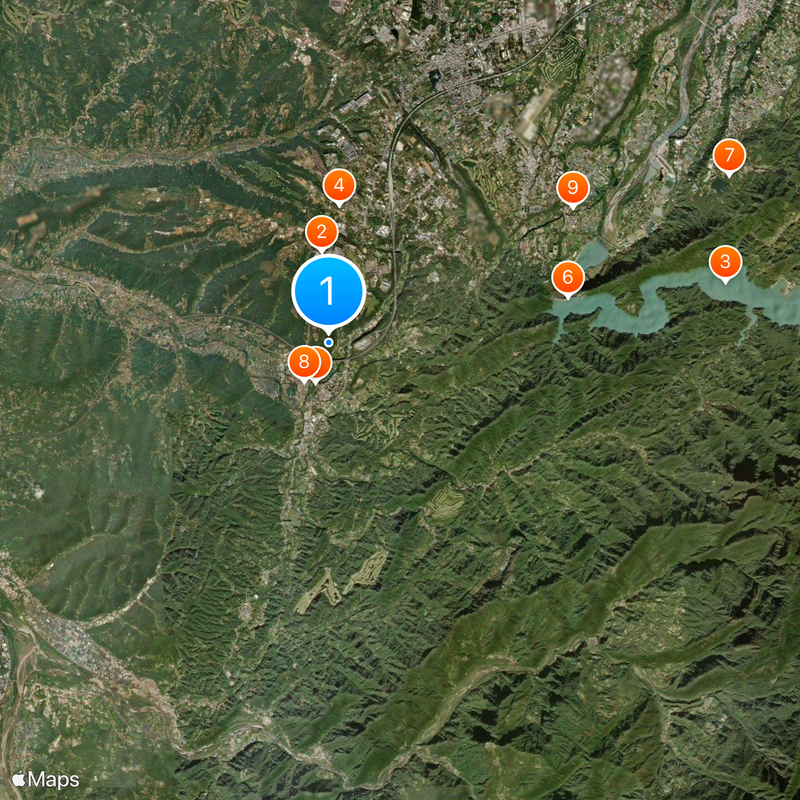 Guanxi Township Mapa