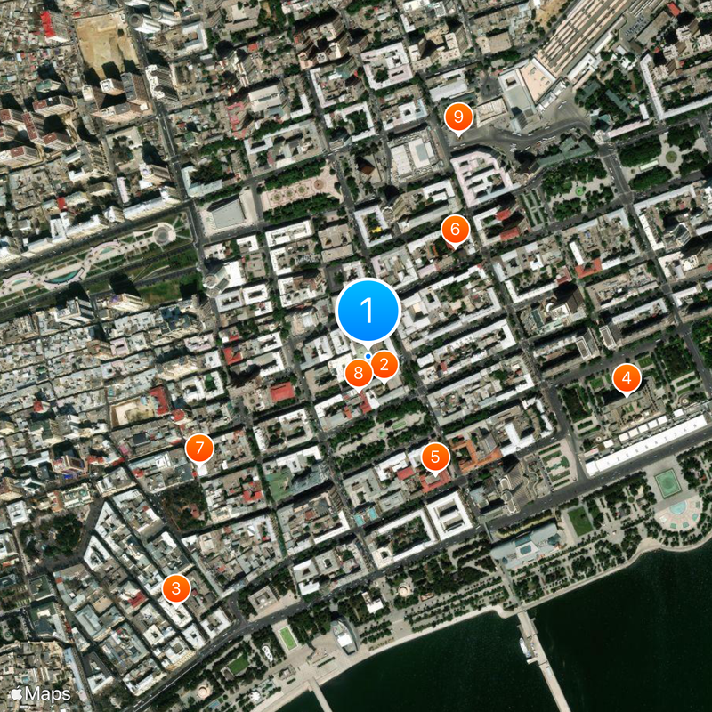Azerbaijan State Academic Opera and Ballet Theater Map