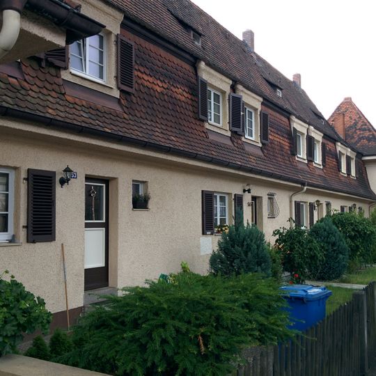Reihenhaus der Gartenstadt Nürnberg