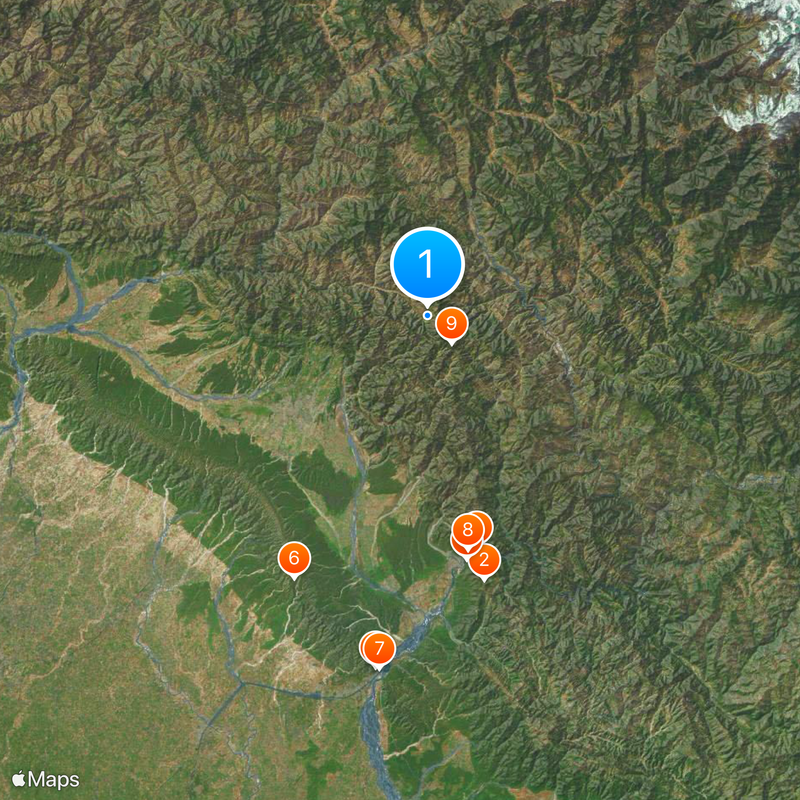 Dhanaulti Map