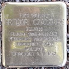 Stolperstein en memoria de Gregor Czaczkes