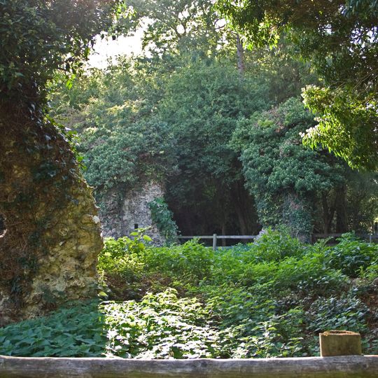 Ruins Of Chapel Of St Mary Magdalene At Marlin Chapel Farm