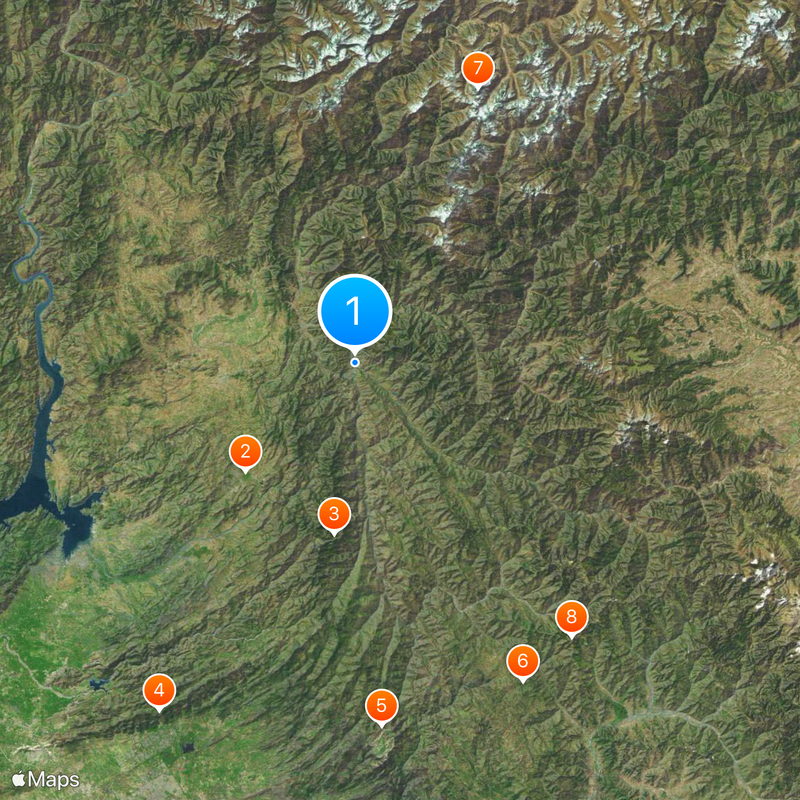 Neelum River Map