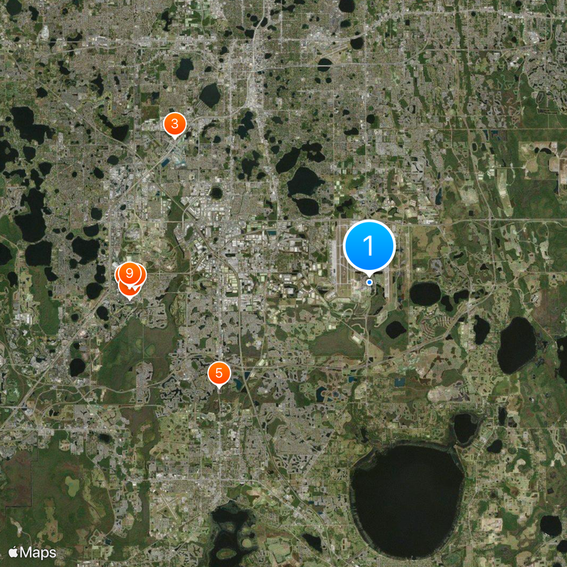 Orlando International Airport Intermodal Terminal Map
