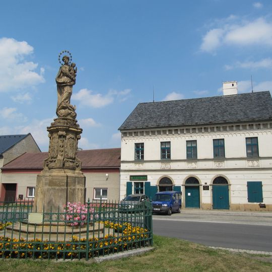 Statue of Immaculata in Náměšť na Hané