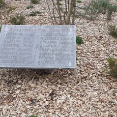 Commemorative plaque