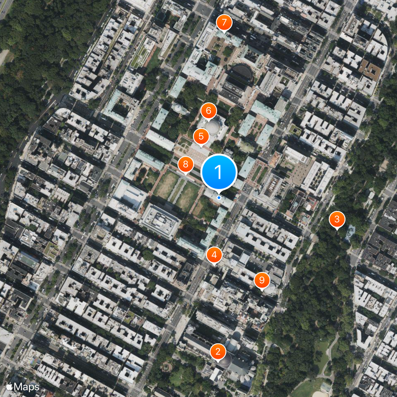 Columbia College Map