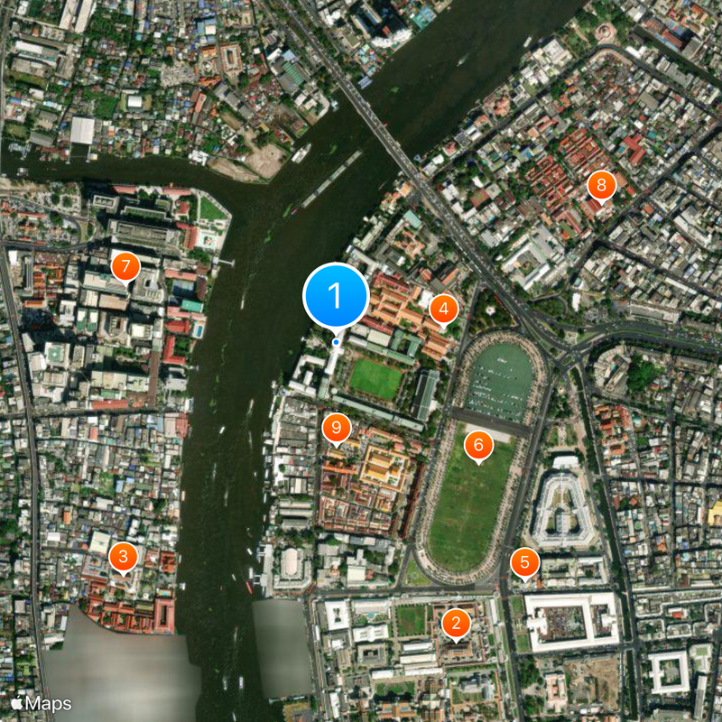 Thammasat-Universität Karte