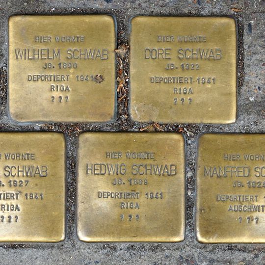 Stolperstein en memoria de Thea Schwab