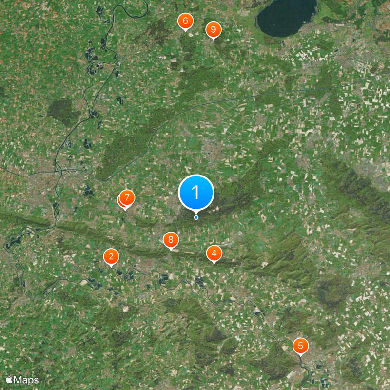 Powiat Schaumburg Mapa