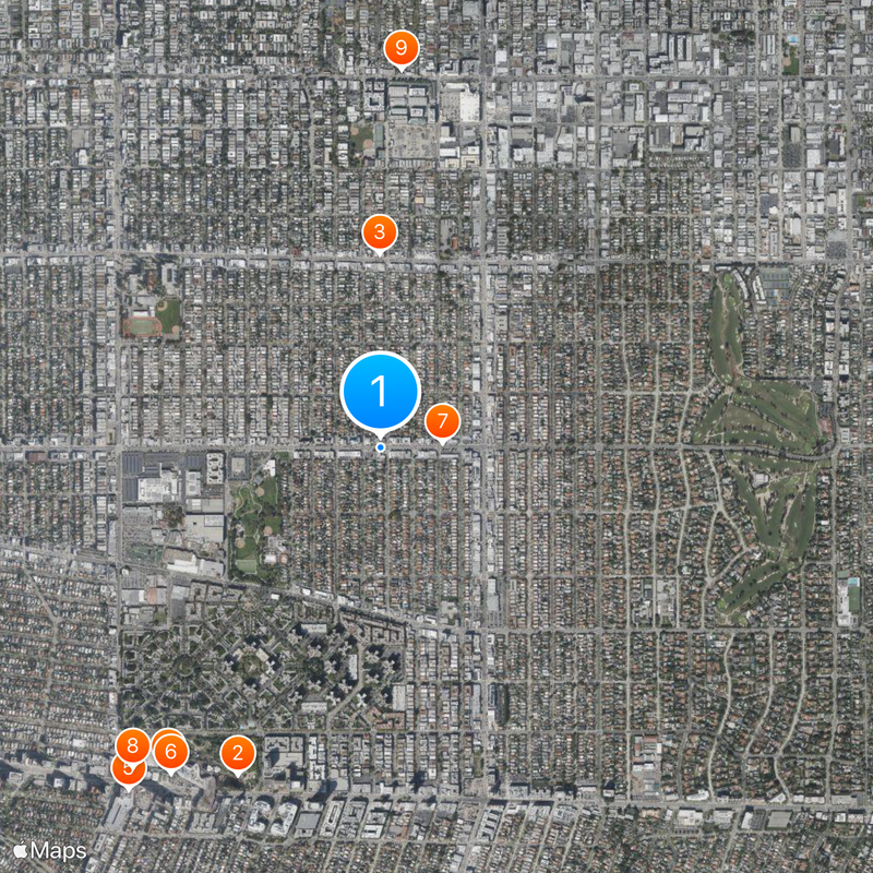 El Coyote Cafe Map