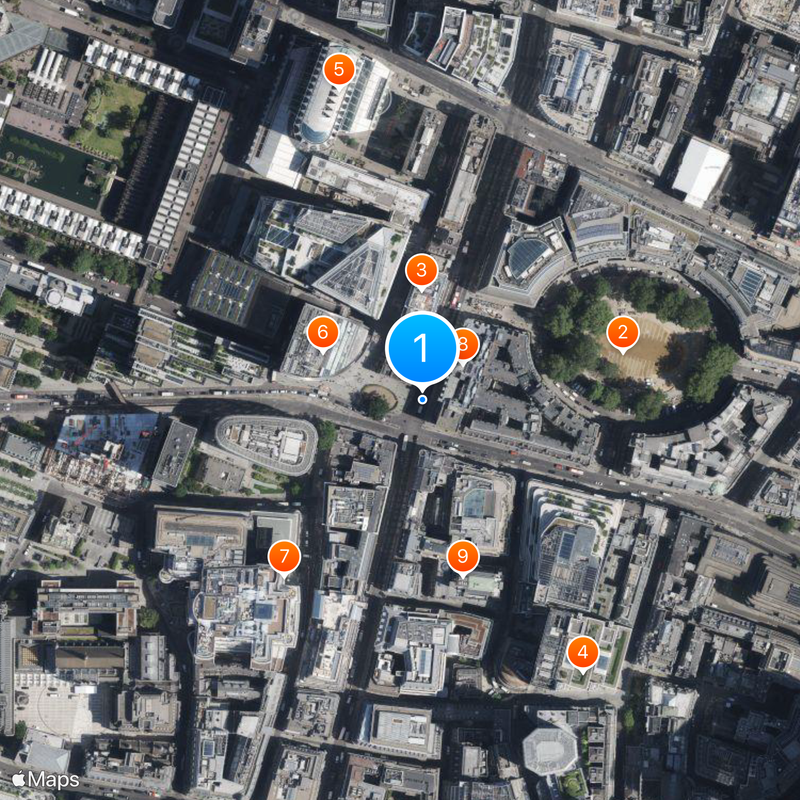 Moorgate Map