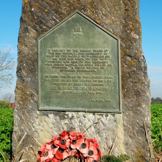 Stèle au 27th Regiment of Foot