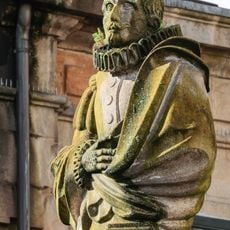 Bust of Cervantes in Santiago de Compostela