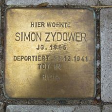 Stolperstein à la mémoire de Simon Zydower