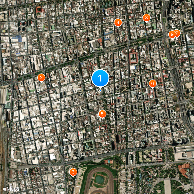 Andrés Bello University Map