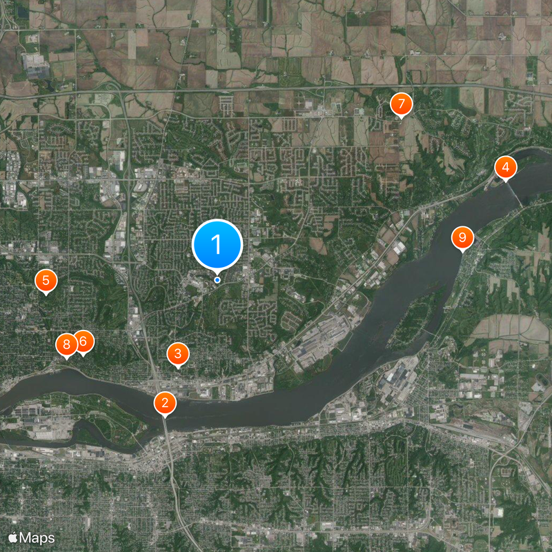 Bettendorf Map