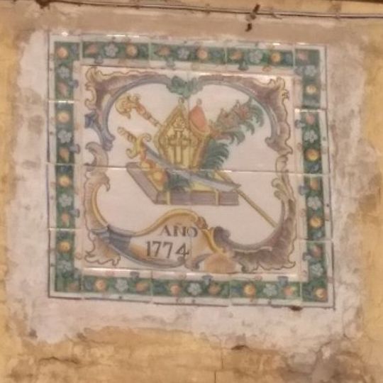 Ceramic panel of Saint Nicholas of Bari