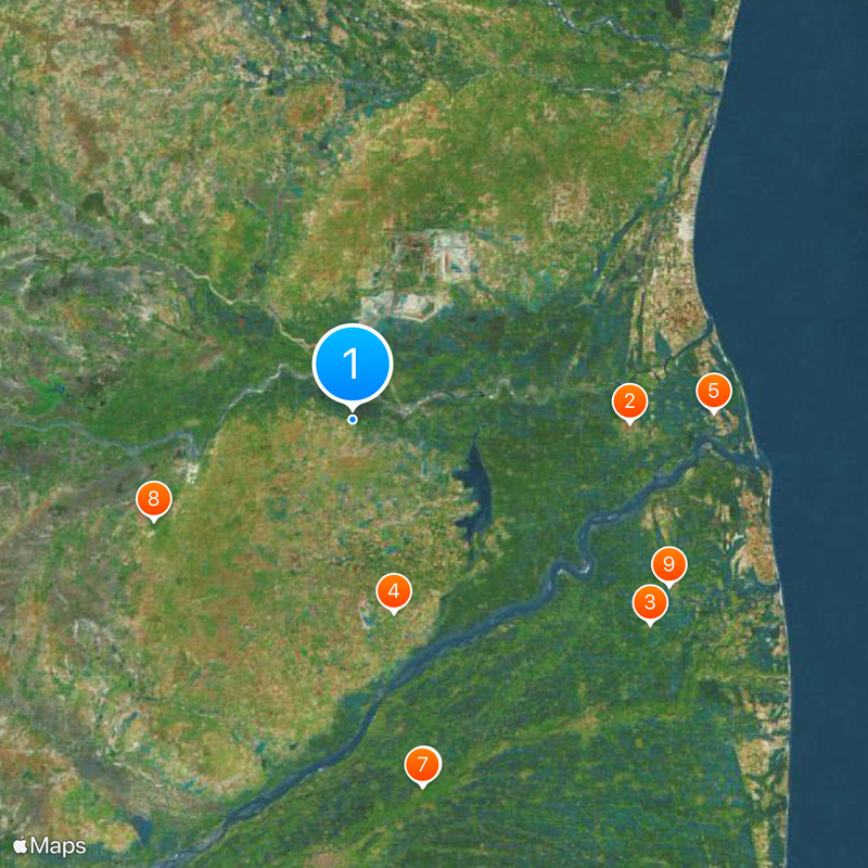 Bhu Varaha Swamy temple Map