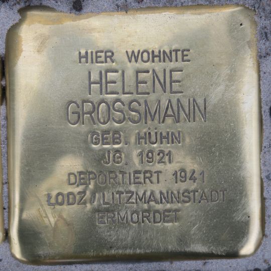 Stolperstein für Helene Grossmann