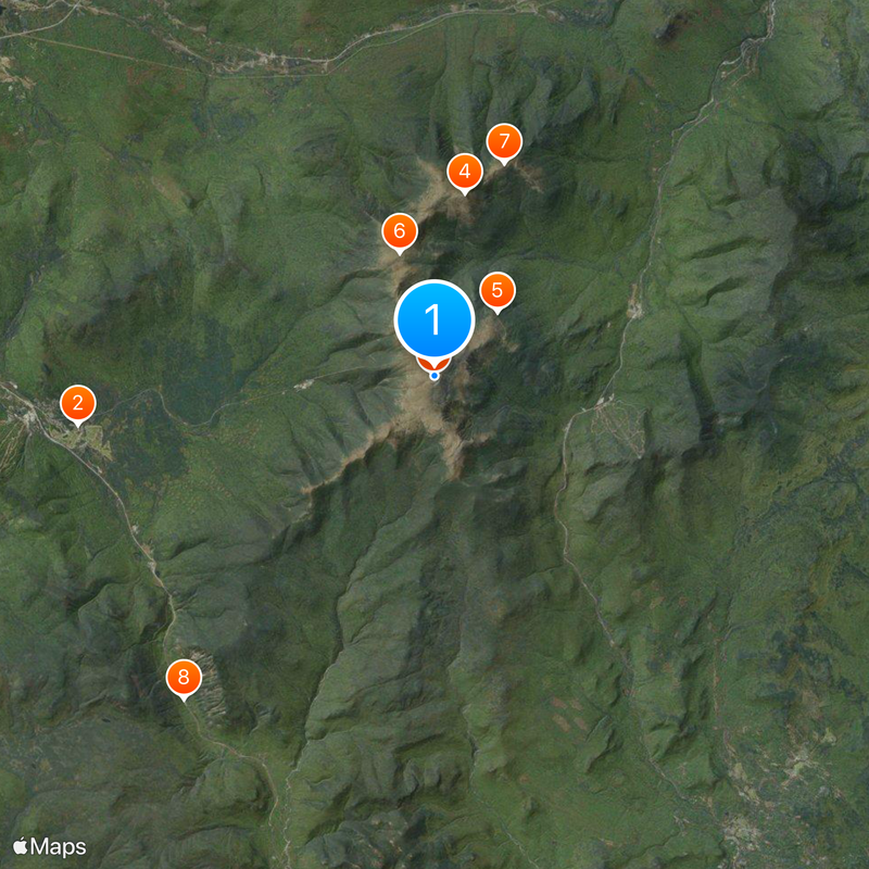 Mont Washington Carte