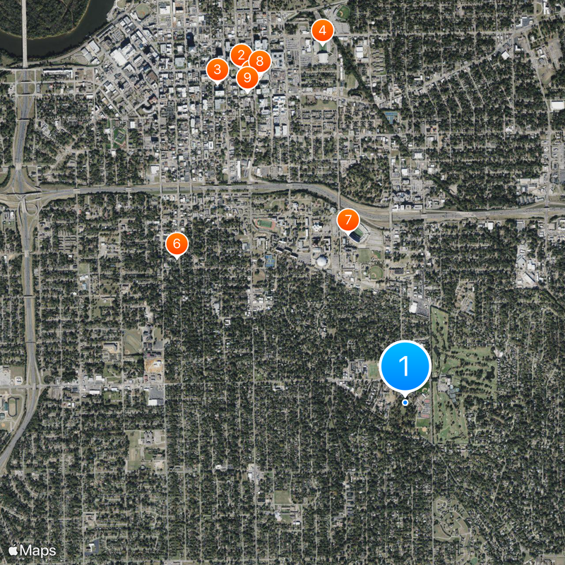 Huntingdon College Mapa