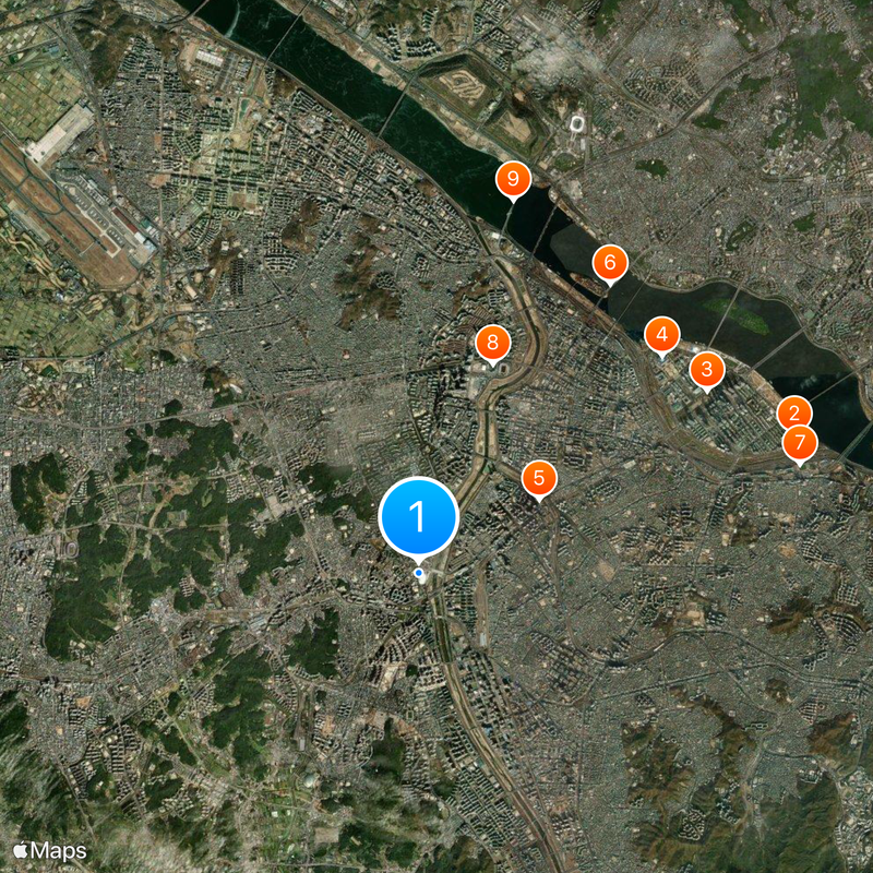 Gocheok Sky Dome Map