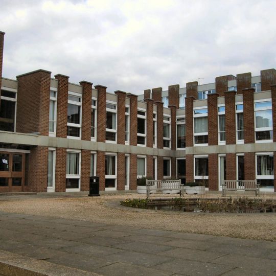 Arts A And B Including Courtyard Pool Gardner Arts Centre