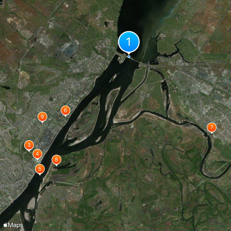 Volga Hydroelectric Station Mapa
