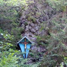 Basaltaufschluss an der Straße Hindelang – Oberjoch