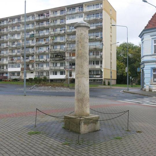 Bílý sloup v ulici U Bílého Sloupu v Litvínově