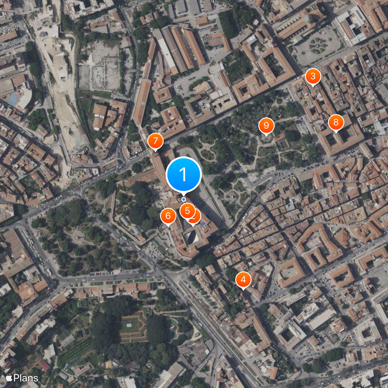 Palazzo dei Normanni Kaart