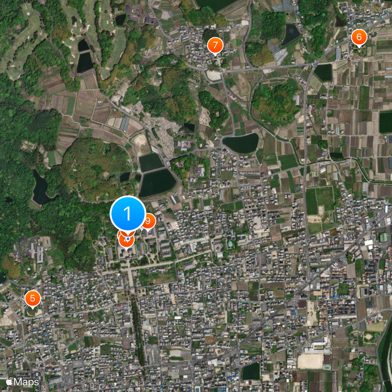 Shakyamuni and two attendants of Golden Hall, Hōryū-ji Mappa