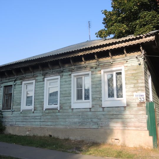 Здание, в котором располагался Меленковский уездный отряд ЧОН