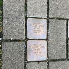 Stolperstein dedicated to Alfred Meyer