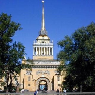 Admiralty building in Saint Petersburg