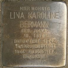 Stolperstein dedicated to Lina Karoline Bermann