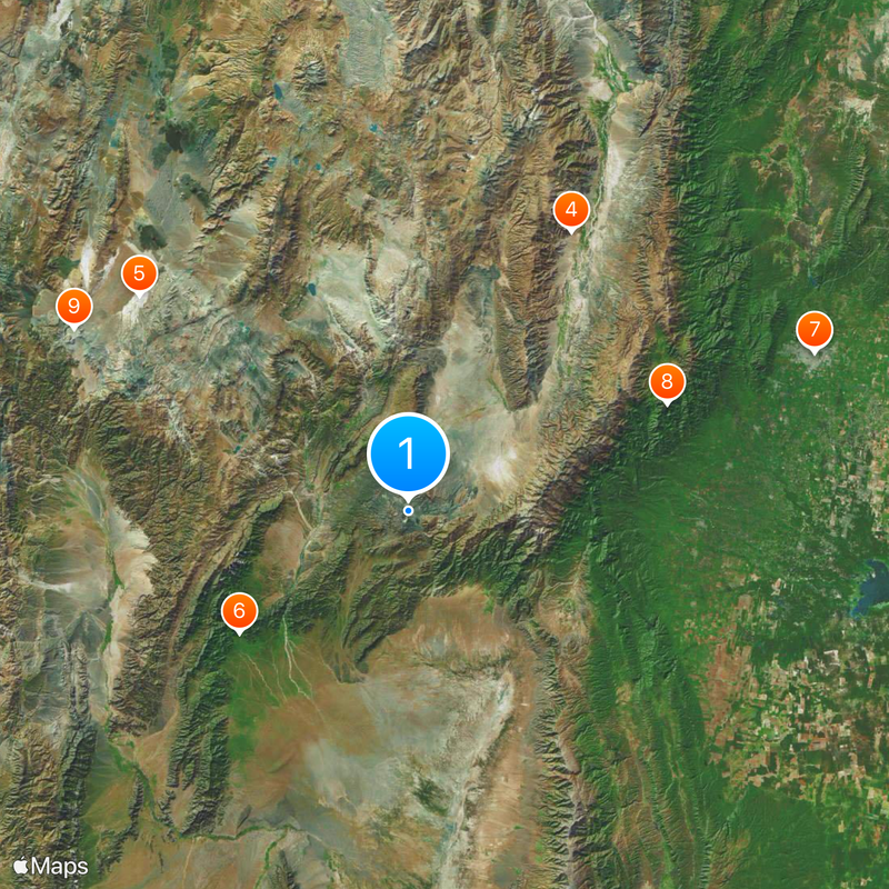 Bajo de la Alumbrera Karte