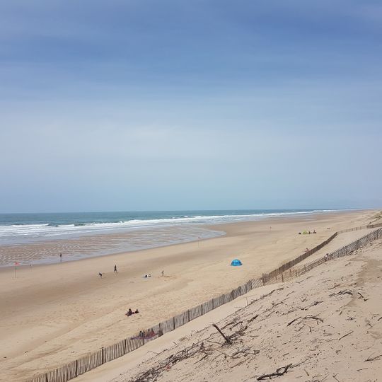 Plage centrale d'Hourtin