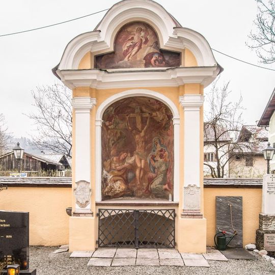 Friedhofskapelle, Beinhaus und Friedhofsmauer
