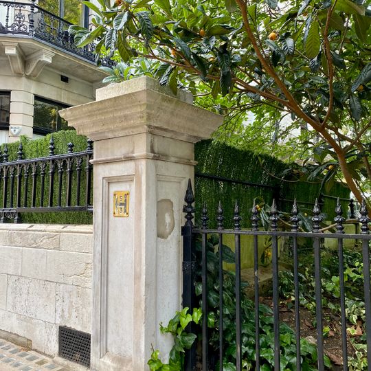 Corner Pier In North West Corner Of Central Garden