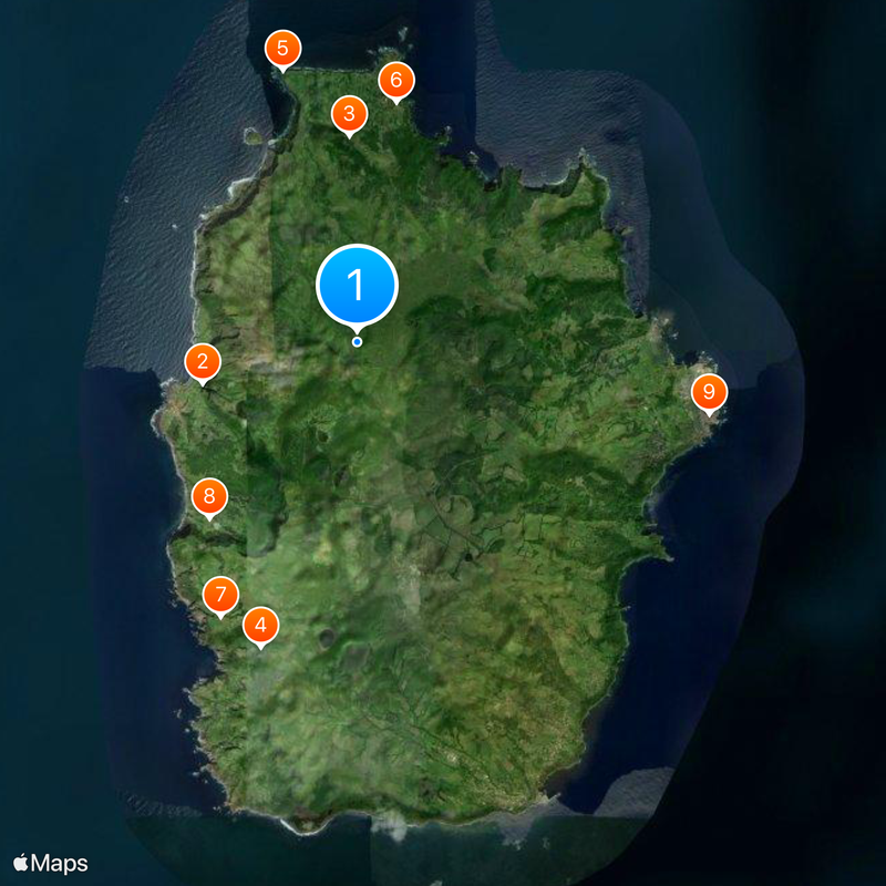 Flores Island Map
